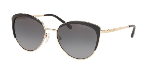 Michael Kors Women Sunglasses Light Gold MK1046-1855T3 Gray