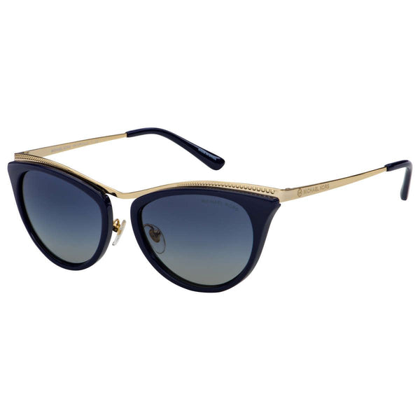Michael Kors Women's Cat-Eye Sunglasses Gold Blue MK1065-10144L(54)