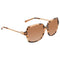 Michael Kors Square Women Sunglasses MK2053-315513 Brown