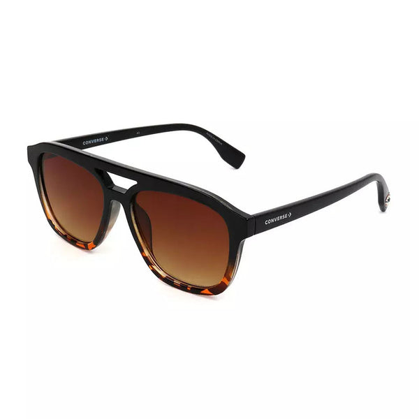 Converse Unisex Sunglasses Square Flat Top Tortoise H108 Black