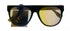 Converse Matte Black Mens Sunglass Flatt Front Plastic Flash Lens H104