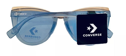 Converse Silver Blue Sunglass Cateye Plastic, Blue Gradient Lens H102