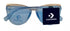 Converse Silver Blue Sunglass Cateye Plastic, Blue Gradient Lens H102