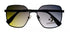 Converse Black Womens Sunglasses Square Metal Smoke Gradient Lens H095