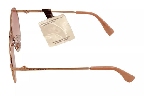 Converse Men Rose Gold Metal Fashion Aviator Sunglass Pink Gradient Lens H100