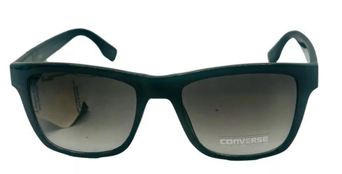 Converse Black Mens Sunglass Square Plastic Smoke Gradient Lens H106