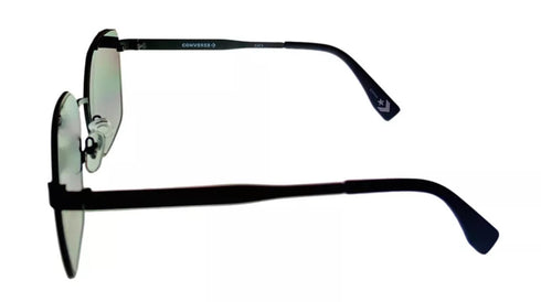 Converse Black Womens Sunglasses Square Metal Smoke Gradient Lens H095