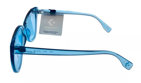 Converse Silver Blue Sunglass Cateye Plastic, Blue Gradient Lens H102