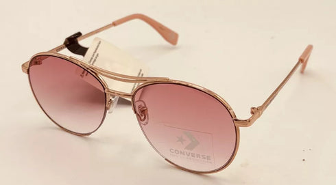 Converse Men Rose Gold Metal Fashion Aviator Sunglass Pink Gradient Lens H100