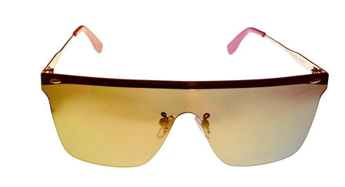 Converse Mens Rose Gold Front Mount Flatt Metal Shield Sunglass H119