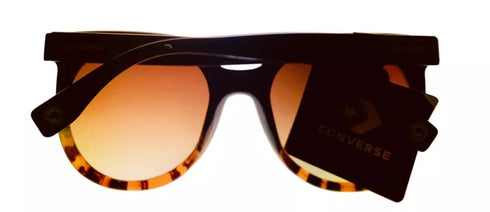Converse Blk Tortoise Mens Sunglass Round Plastic, Gradient Lens H107