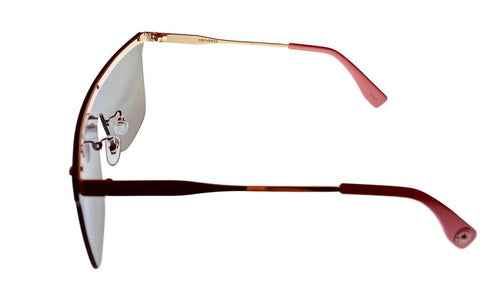Converse Mens Rose Gold Front Mount Flatt Metal Shield Sunglass H119