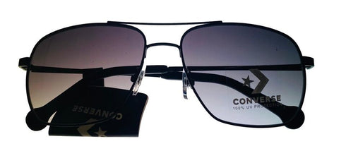 Converse Men Sunglass Black Aviator Metal Gradient Lens H080